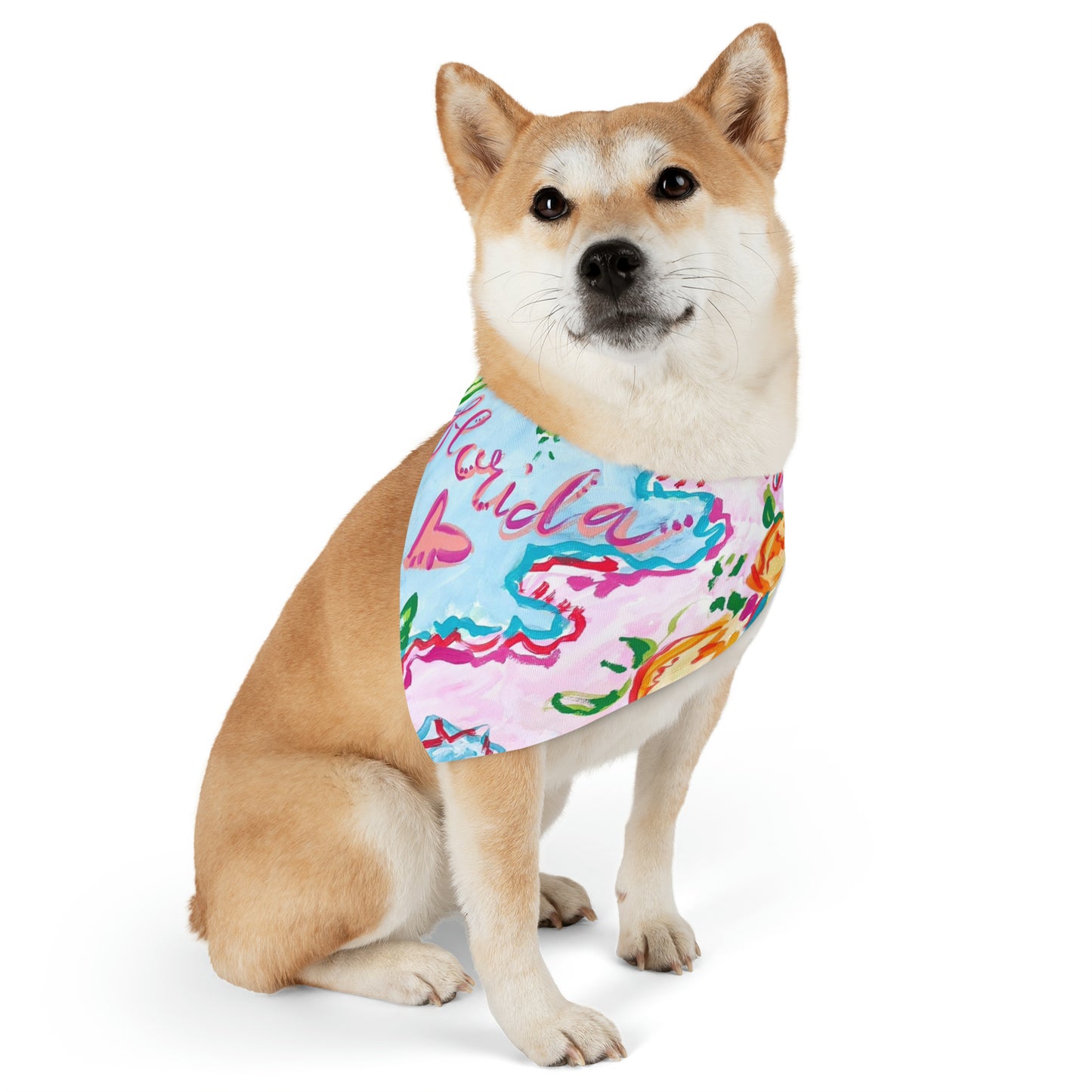Florida Pet Bandana Collar