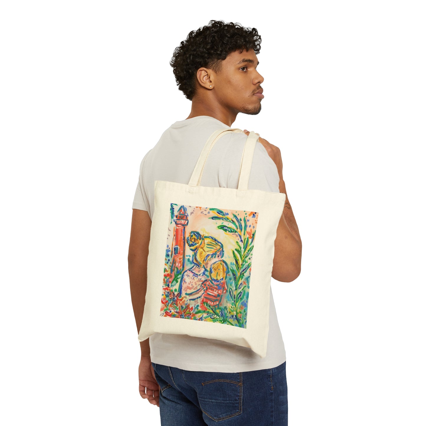 Jupiter Mama Cotton Canvas Tote Bag