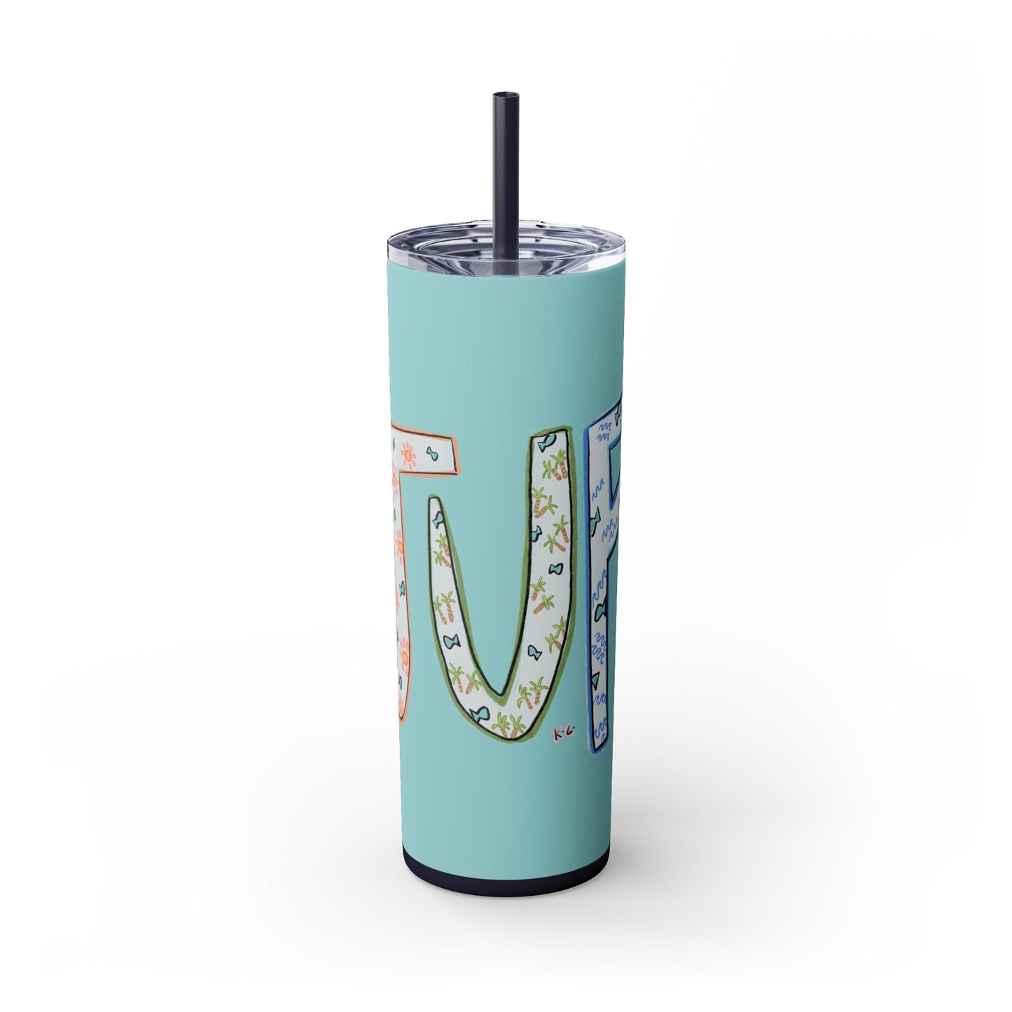 "JUP" Jupiter FL Skinny Tumbler with Straw, 20oz