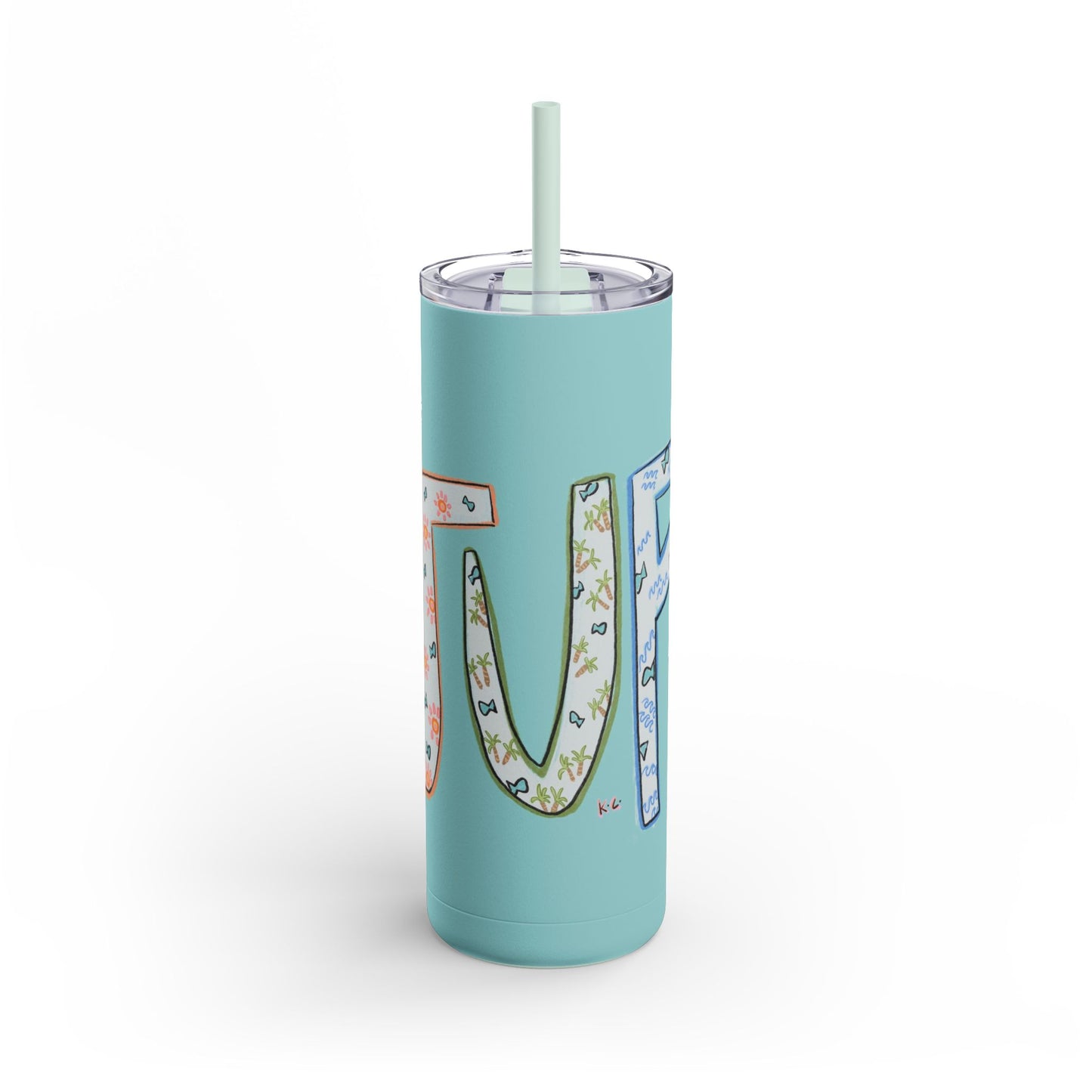 "JUP" Jupiter Fl Maars Maker Skinny Matte Tumbler, 20oz