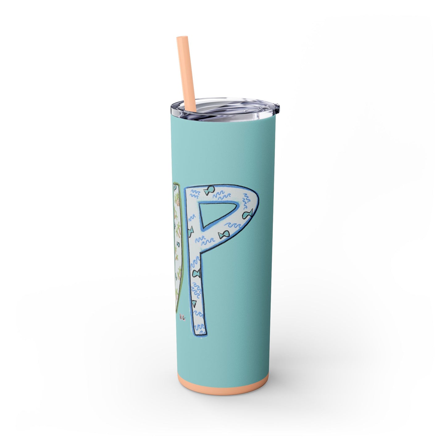 "JUP" Jupiter FL Skinny Tumbler with Straw, 20oz