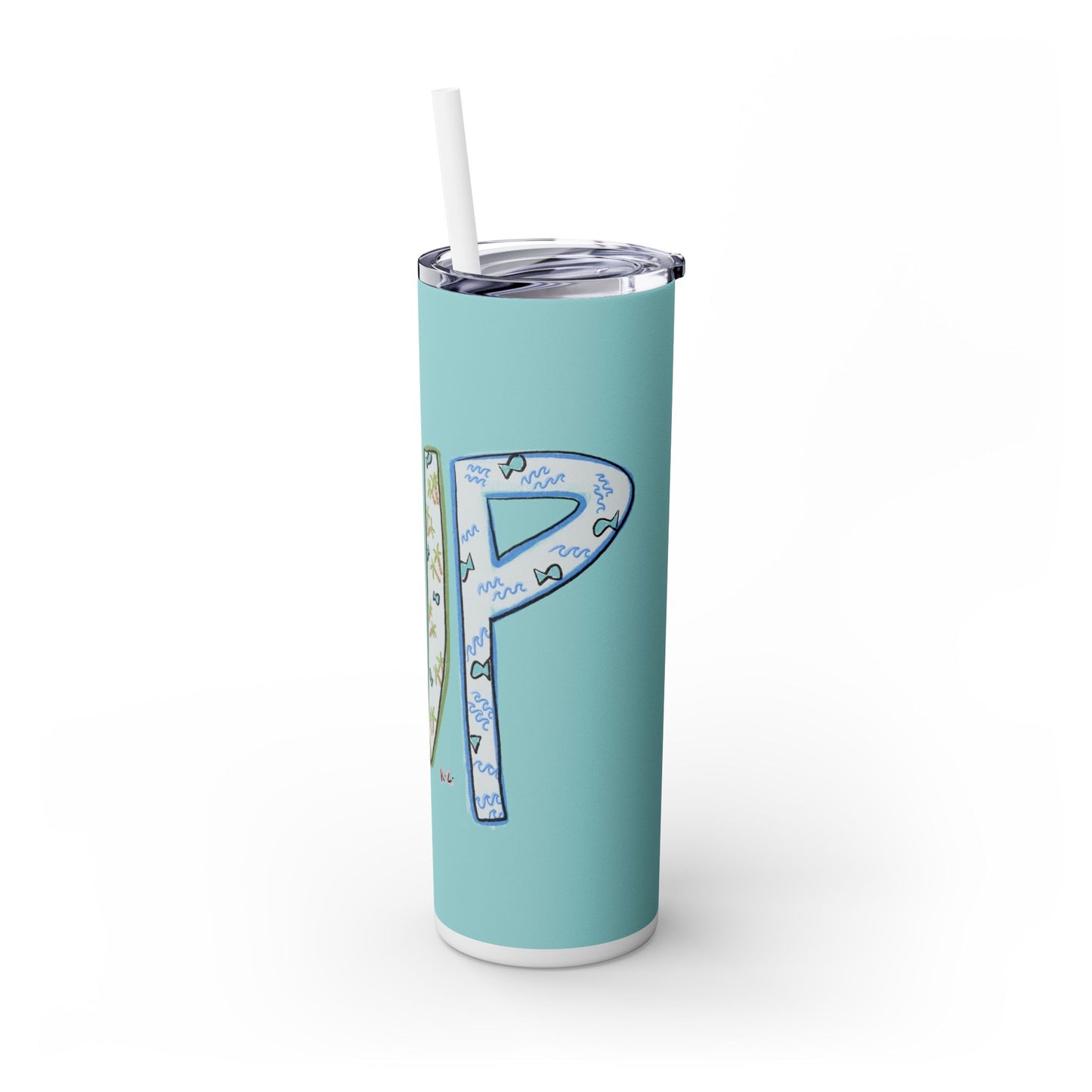 "JUP" Jupiter FL Skinny Tumbler with Straw, 20oz