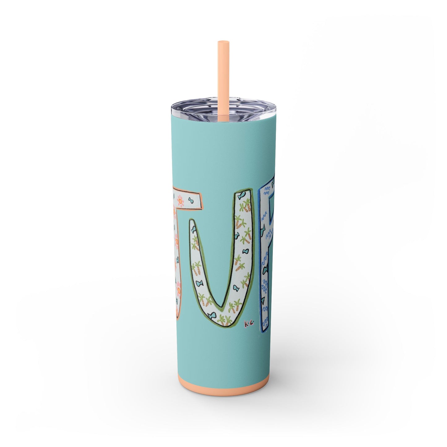 "JUP" Jupiter FL Skinny Tumbler with Straw, 20oz